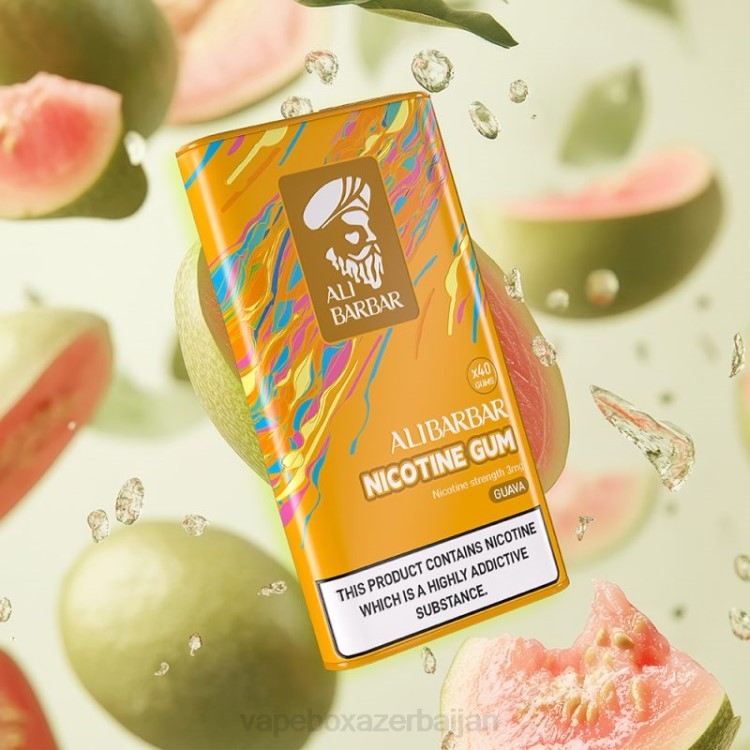Vape Baku - Alibarbar Nicotine Gum Guava 4PP2100