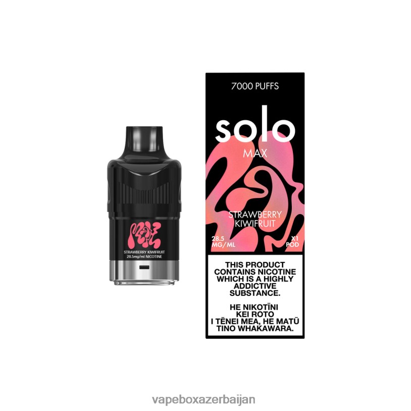 E-Juice Vape - Solo MAX Pod Strawberry Kiwifruit B4RBF74