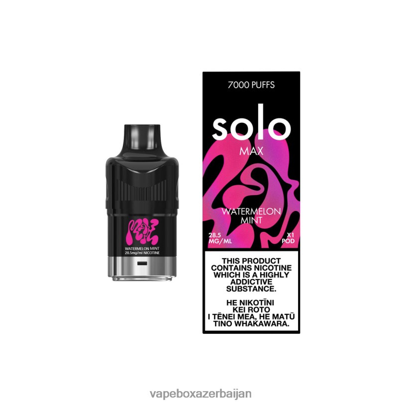 Vape Azerbaijan - Solo MAX Pod Watermelon Mint B4RBF86