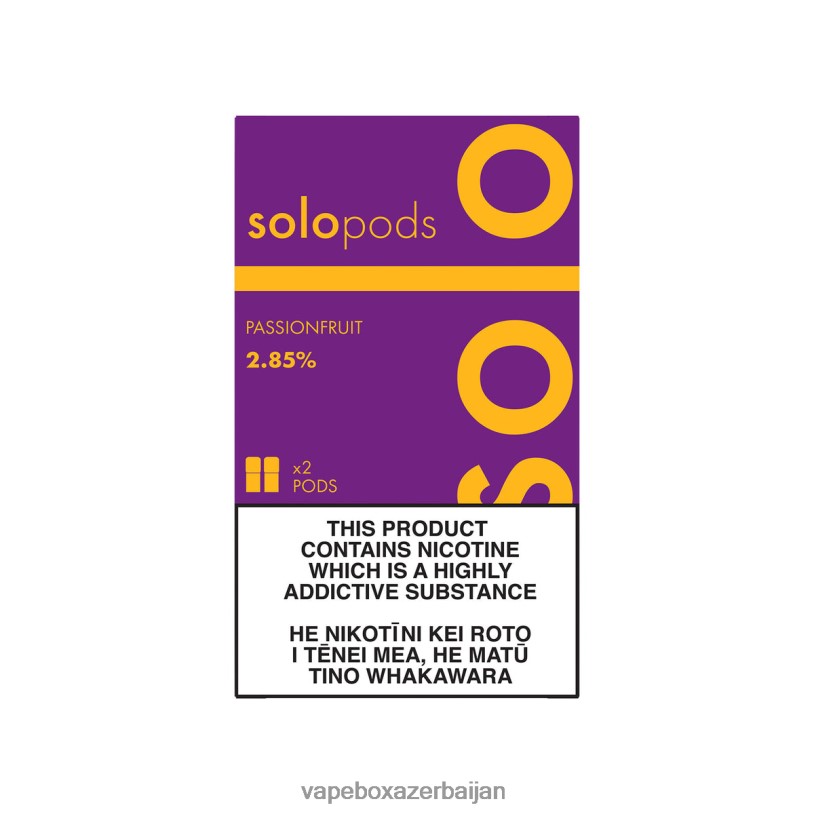 Vape Azerbaijan - Solo Replacement Pod 2-Pack Passionfruit B4RBF56