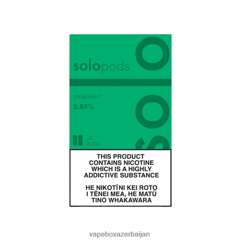 Vape Box Azerbaijan - Solo Replacement Pod 2-Pack Spearmint B4RBF62