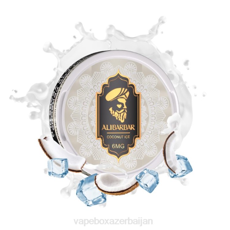Vape Smoke - Alibarbar Nicotine Pouches Coconut Ice 4PP283