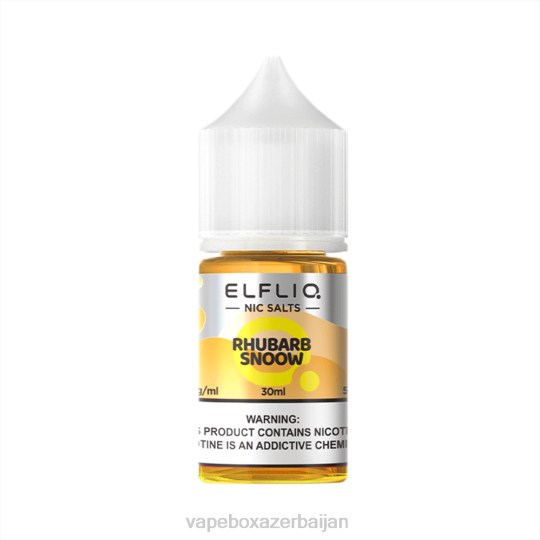 Vape Azerbaijan - ELFBAR ELFLIQ nic salt 30ml RHUBARB SNOOW 2Z8226