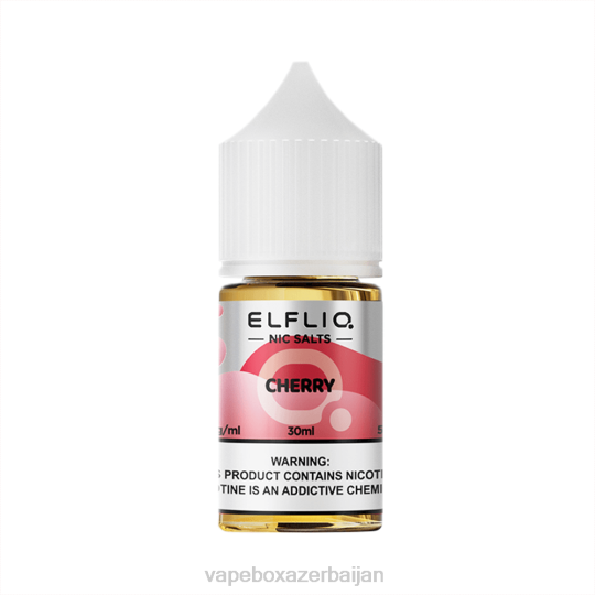 Vape Smoke - ELFBAR ELFLIQ nic salt 30ml CHERRY 2Z8213