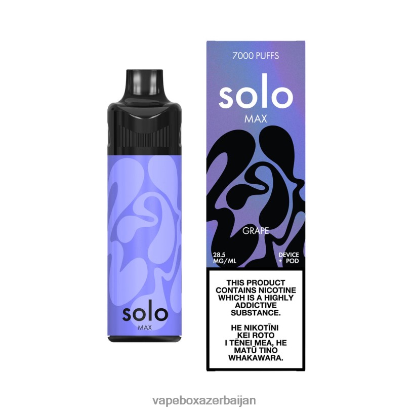 Vape Box Azerbaijan - Solo MAX Pod Kit Grape B4RBF67