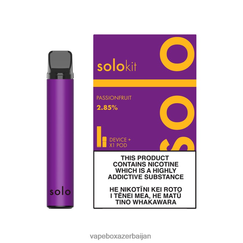 Vape Box Azerbaijan - Solo Pod Kit Passionfruit B4RBF42