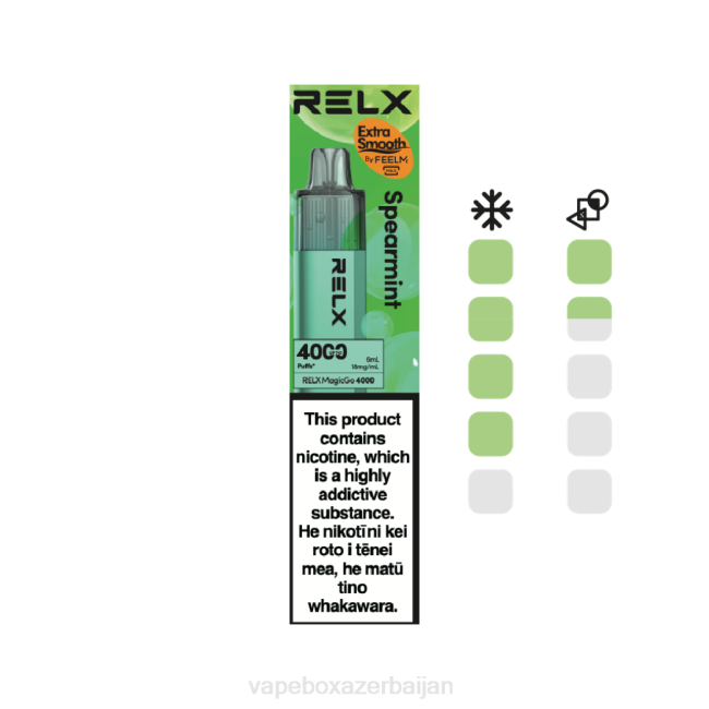 Vape Smoke - RELX MagicGo 4000 Disposable Vape Spearmint RLZT3