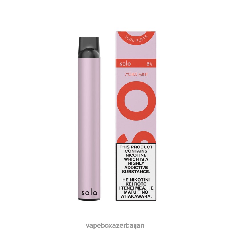 E-Juice Vape - Solo Disposable Vape Lychee Mint B4RBF9