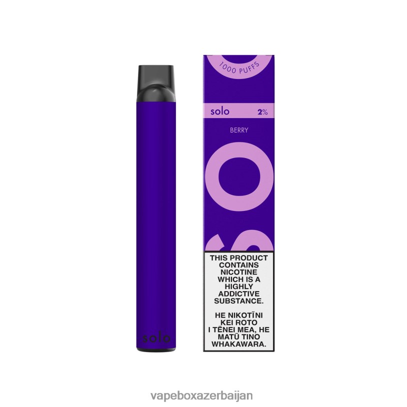 Vape Azerbaijan - Solo Disposable Vape Berry B4RBF16