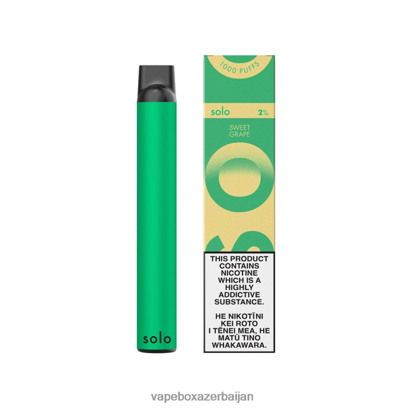 Vape Baku - Solo Disposable Vape Paradise Collection Sweet Grape B4RBF20