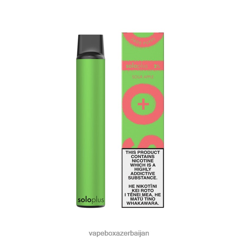Vape Baku - Solo Plus Disposable Vape Sour Apple B4RBF30