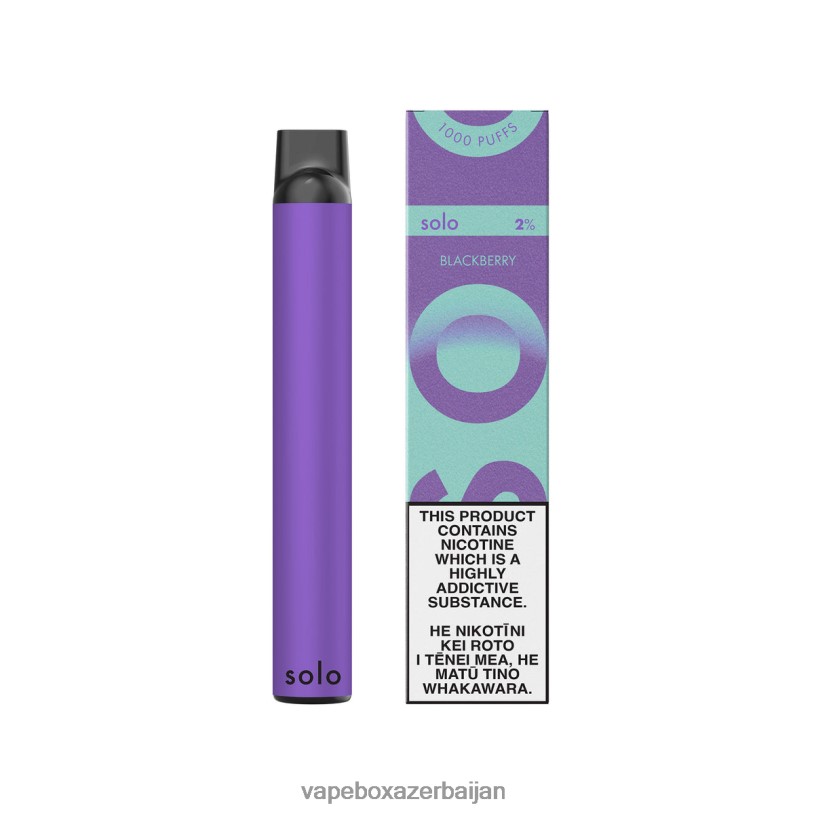 Vape Box Azerbaijan - Solo Disposable Vape Paradise Collection Blackberry B4RBF22