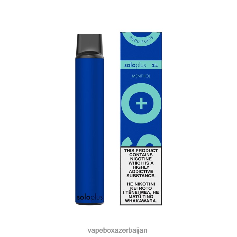 Vape Box Azerbaijan - Solo Plus Disposable Vape Menthol B4RBF32