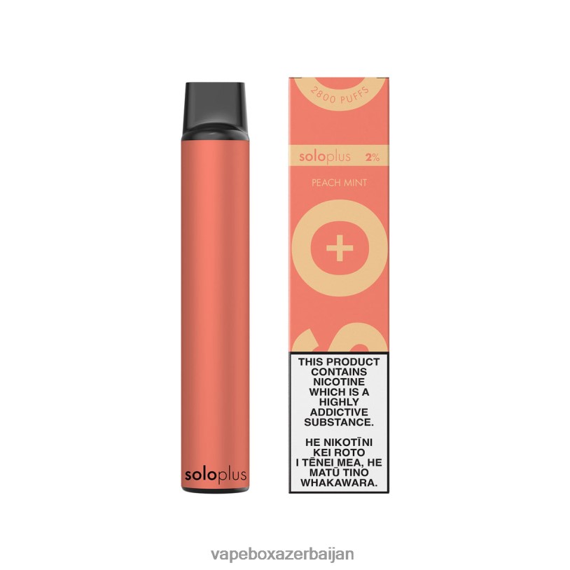 Vape Smoke - Solo Plus Disposable Vape Peach Mint B4RBF23