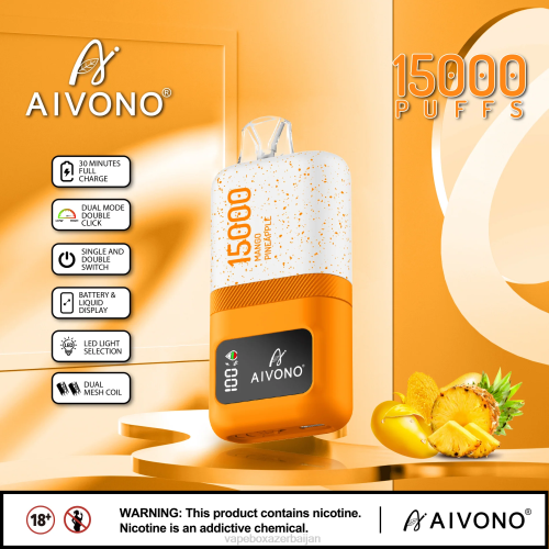 E-Juice Vape - Aivono AIM magic 15000 Mango Pineapple 4PNJ69