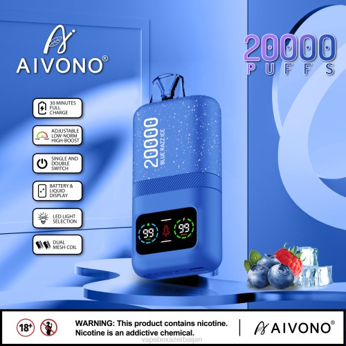 E-Juice Vape - Aivono AIM magic 20000 Blue Razz Ice 4PNJ79