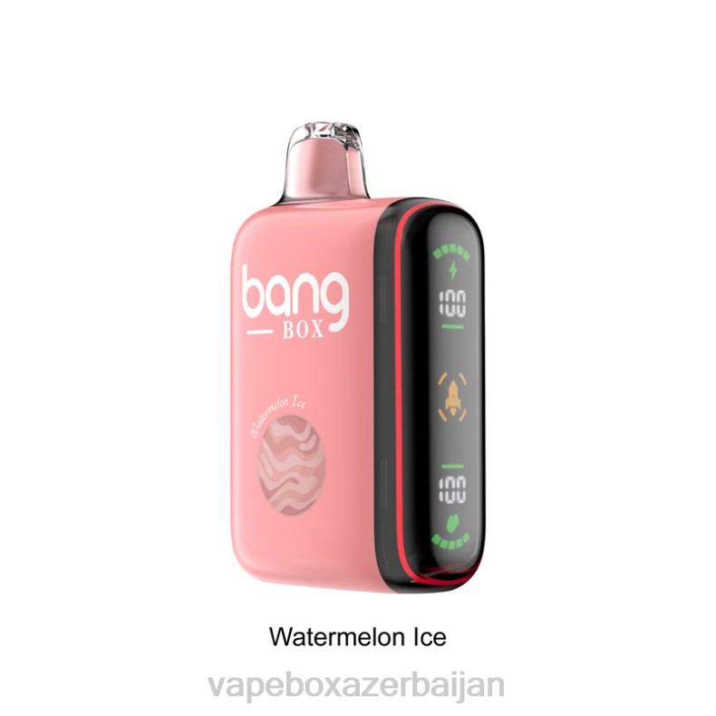 E-Juice Vape - Bang Box 9000-18000 Puffs Intelligent Power Display Watermelon Ice 20B634