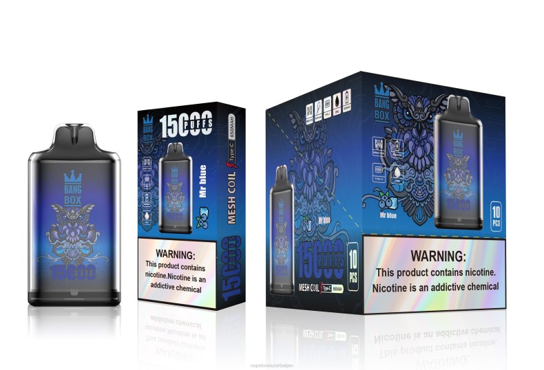 E-Juice Vape - Bang Box S1-15000 Puffs Mr Blue 20B6109