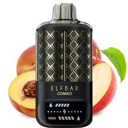 E-Juice Vape - Elf Bar Combo 25000 Apple & Juicy Peach X2Z8204