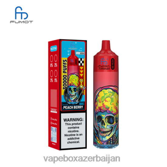E-Juice Vape - Fumot Tornado 30K Music Peach Berry NNJ6N19