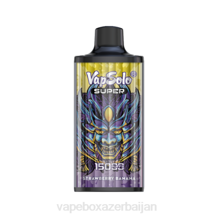 E-Juice Vape - Vapsolo SUPER Disposable Vape Strawberry Banana 4PP2134
