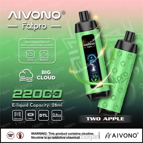 Vape Azerbaijan - Aivono Fatpro 22000 Two Apple 4PNJ1