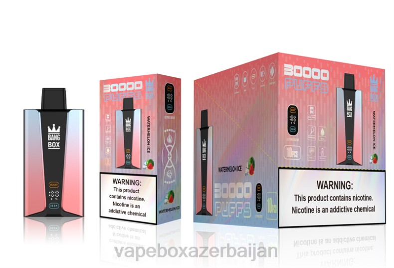 Vape Azerbaijan - Bang Box 30000 Puffs Smart Screen Watermelon Ice 20B686