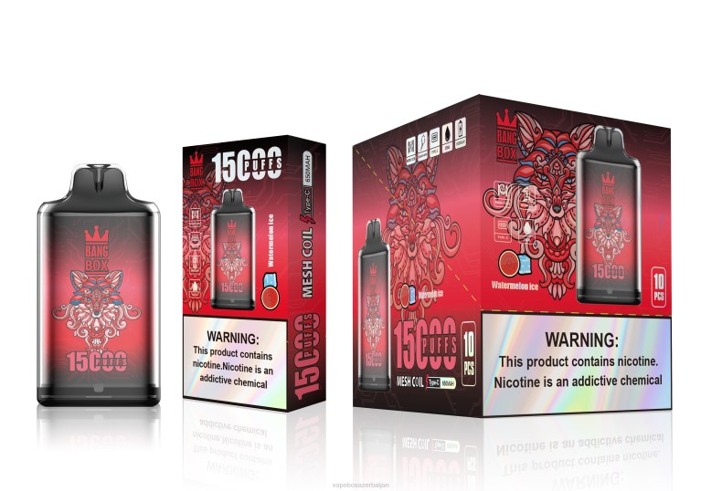 Vape Azerbaijan - Bang Box S1-15000 Puffs Watermelon Ice 20B6106