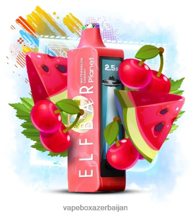 Vape Azerbaijan - Elf Bar Planet 25000 Watermelon cherry X2Z82021