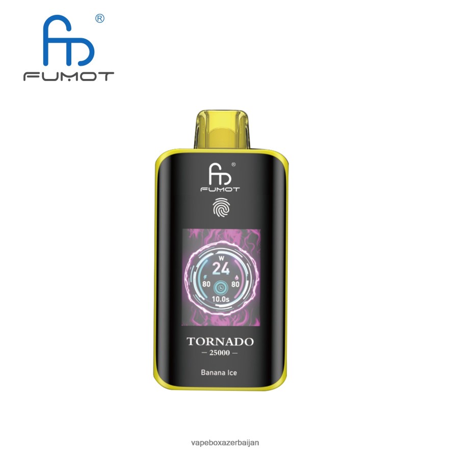 Vape Azerbaijan - Fumot Tornado 25000 Disposable Vape Banana Ice 8Z6VB01