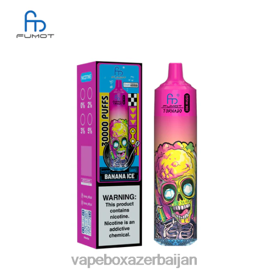 Vape Azerbaijan - Fumot Tornado 30K Music Banana Ice NNJ6N1