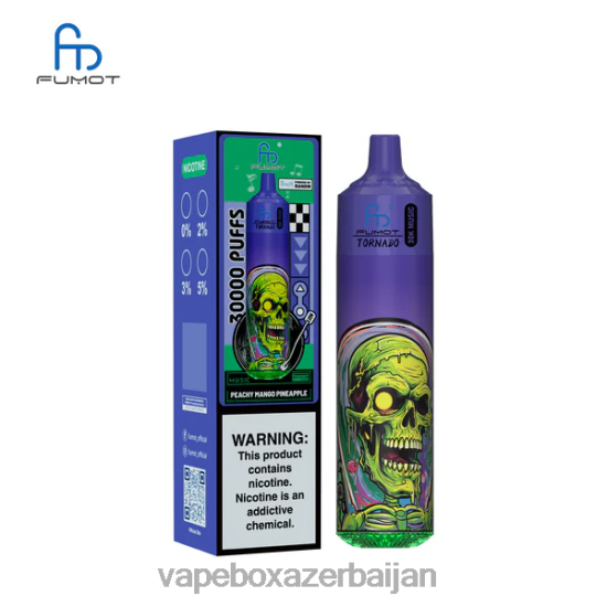 Vape Azerbaijan - Fumot Tornado 30K Music Peachy Mango Pineapple NNJ6N21