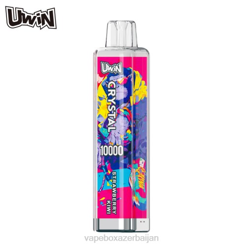 Vape Azerbaijan - UWIN CRYSTAL 10000 DISPOSABLE VAPE Strawberry Kiwi 4PNJ376