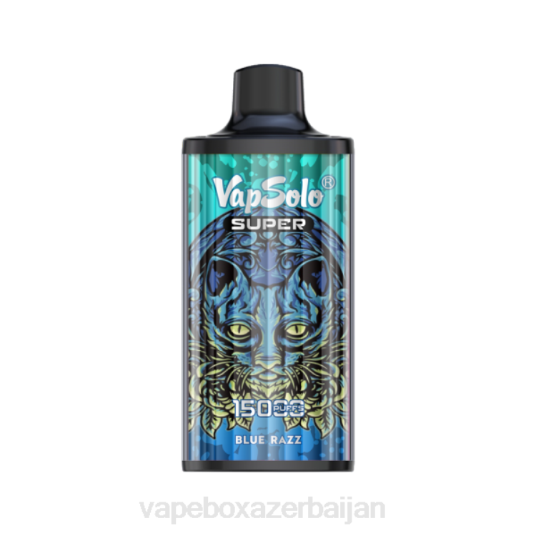Vape Azerbaijan - Vapsolo SUPER Disposable Vape Blue Razz 4PP2126