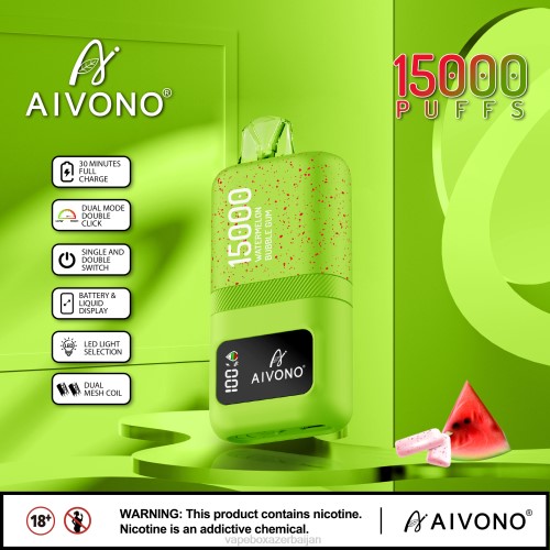 Vape Baku - Aivono AIM magic 15000 Watermelon Bubble Gum 4PNJ65
