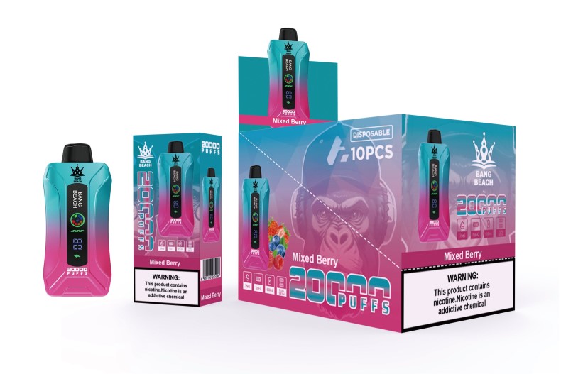 Vape Baku - Bang Beach 20000 Puffs Smart Screen Vape Mixed Berry 20B65