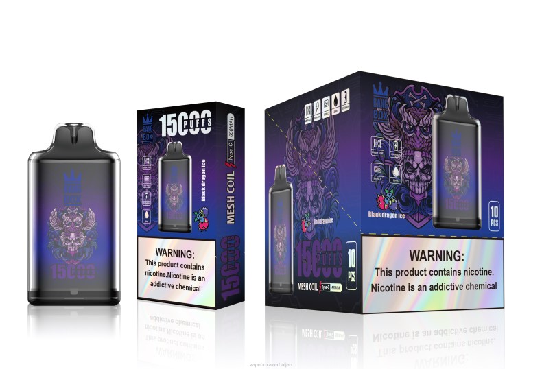 Vape Baku - Bang Box S1-15000 Puffs Black Dragon Ice 20B6110