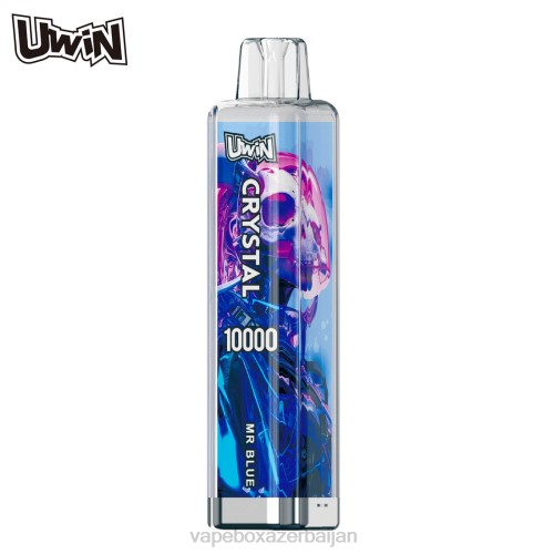 Vape Baku - UWIN CRYSTAL 10000 DISPOSABLE VAPE Mr Blue 4PNJ380