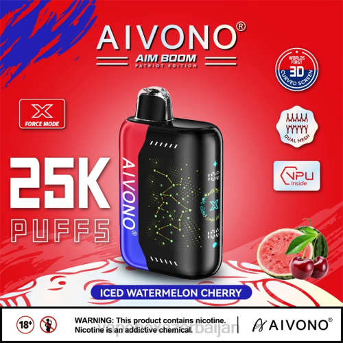 Vape Box Azerbaijan - Aivono AIM BOOM 25000 Iced Watermelon Cherry 4PNJ347