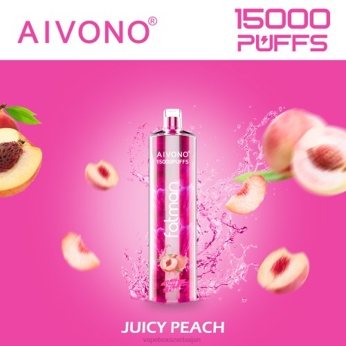 Vape Box Azerbaijan - Aivono FATMAN 15000 Juicy Peach 4PNJ17