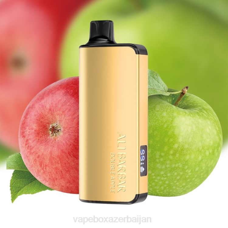 Vape Box Azerbaijan - Alibarbar Ingot 20000 Disposable Vape Double Apple 4PP247