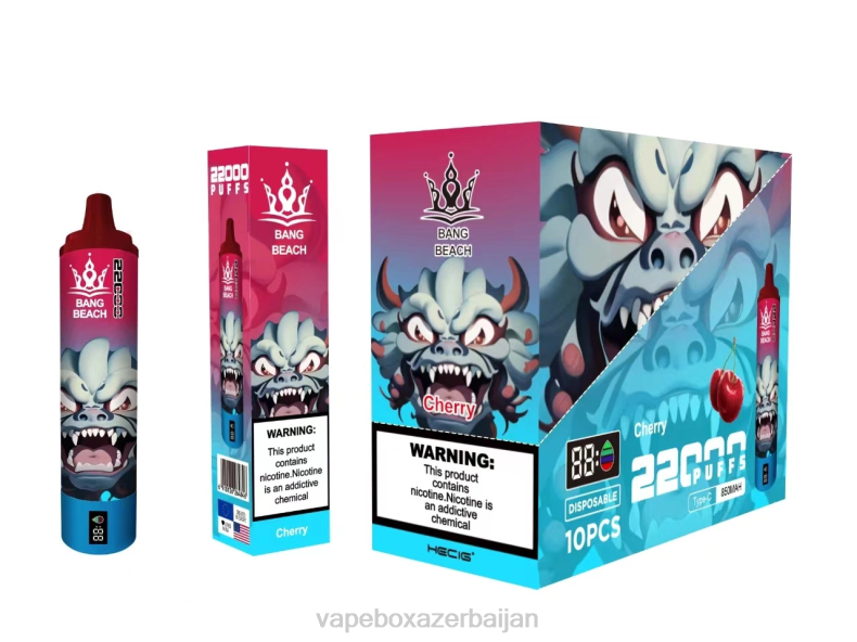Vape Box Azerbaijan - Bang Beach 22000 Puffs Smart Screen Cherry 20B617