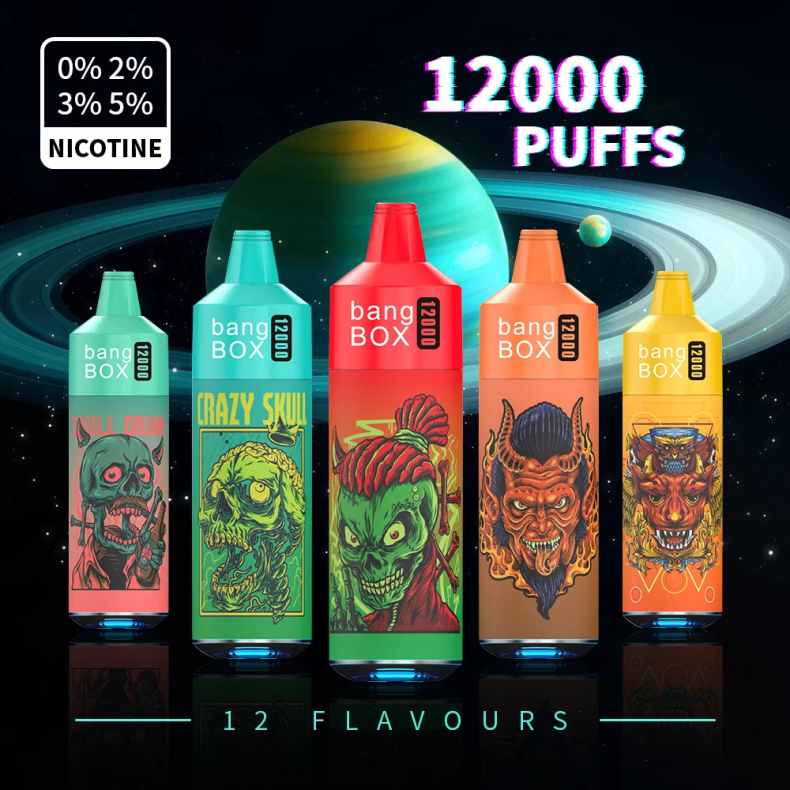 Vape Box Azerbaijan - Bang Box 12000 Puffs RGB Light Disposable 20B637