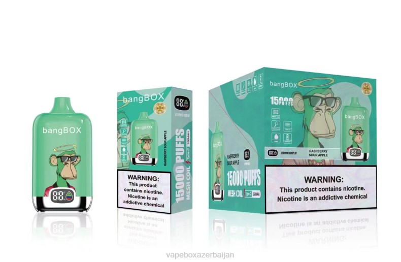 Vape Box Azerbaijan - Bang Box 15000 Puffs Raspberry Sour Apple 20B642