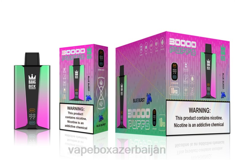 Vape Box Azerbaijan - Bang Box 30000 Puffs Smart Screen Blue Burst 20B682