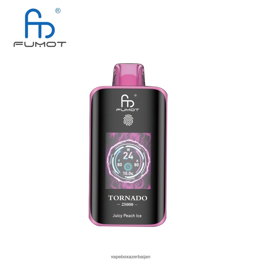 Vape Box Azerbaijan - Fumot Tornado 25000 Disposable Vape Juicy Peach Ice 8Z6VB07