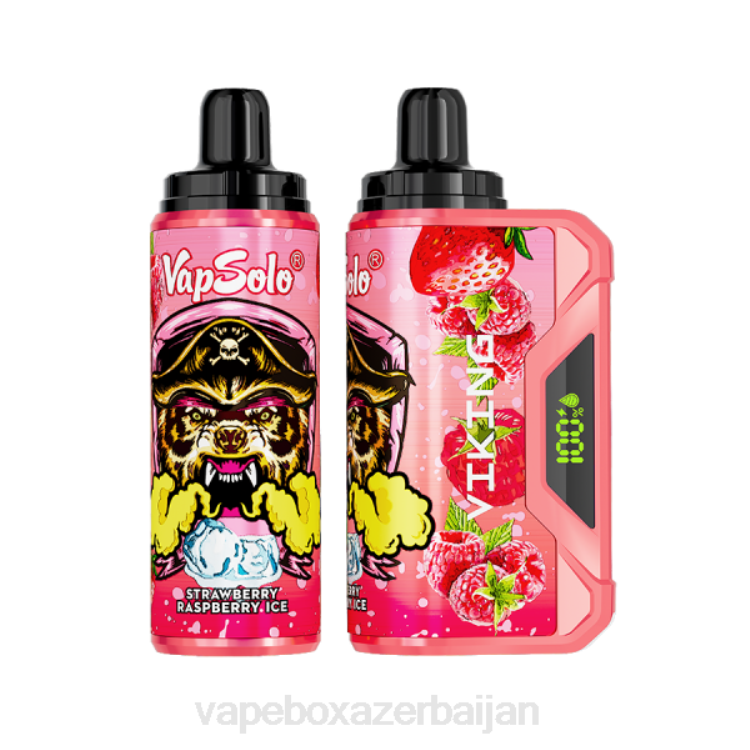 Vape Box Azerbaijan - Vapsolo VIKING Disposable Vape Strawberry Raspberry Ice 4PP2157