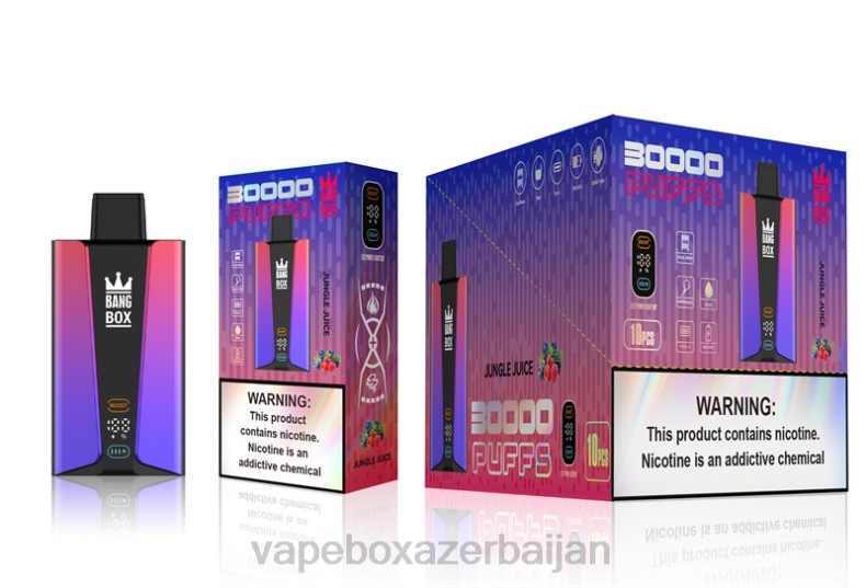 Vape Smoke - Bang Box 30000 Puffs Smart Screen Jungle Juice 20B678