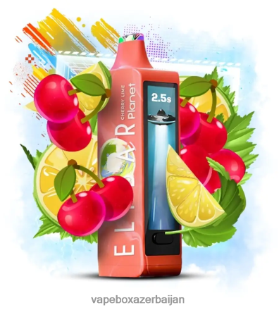 Vape Smoke - Elf Bar Planet 25000 cherry lime X2Z82023