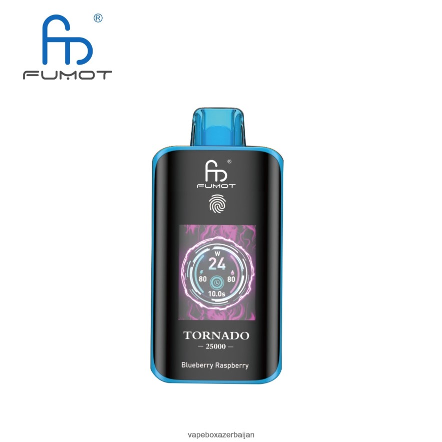 Vape Smoke - Fumot Tornado 25000 Disposable Vape Blueberry Raspberry 8Z6VB03